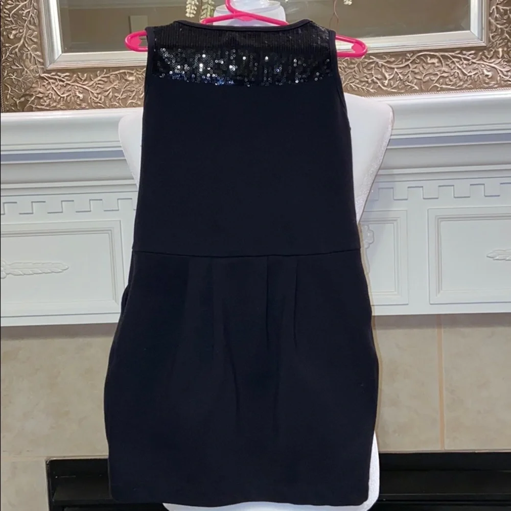 Children’s Place Black Sleeveless Dress w/Sequins
